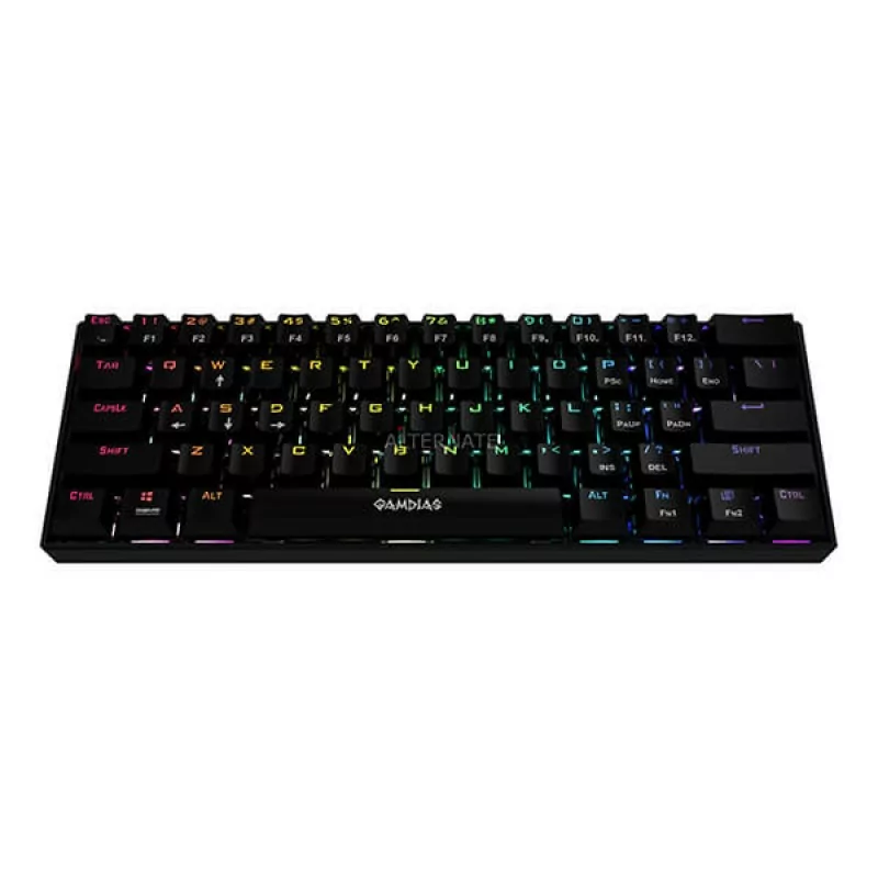 Gamdias Hermes E3 RGB 60% Red Switch - Black Gamdias Hermes E3 RGB 60% Red Switch - Black